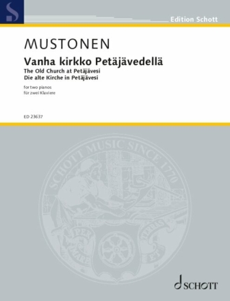 Vanha kirkko Petjvedell (Die alte Kirche bei Petjvesi) fr 2 Klaviere Spielpartitur
