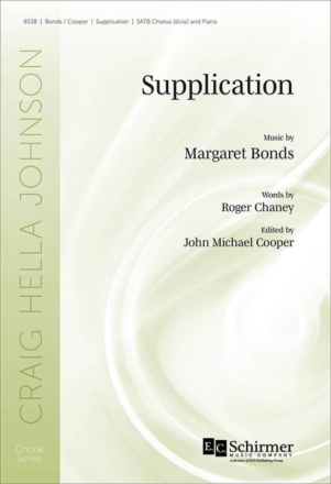 Supplication Gemischter Chor mit Klavier/Orgel Chorpartitur