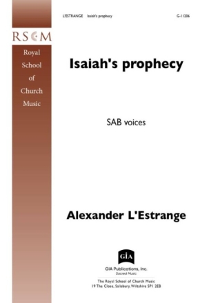 Isaiah's Prophecy Gemischter Chor mit Klavier/Orgel Chorpartitur