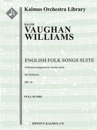 English Folk Songs Suite for Orch (sc) Scores