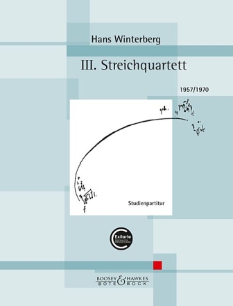 3. Streichquartett (1957/1970) fr Streichquartett Studienpartitur