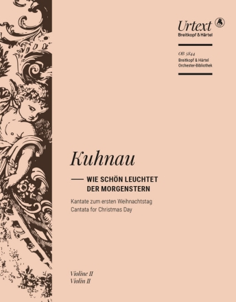 Wie schn leuchtet der Morgenstern Chor (auch mit Soli) und Orchester Violine 2