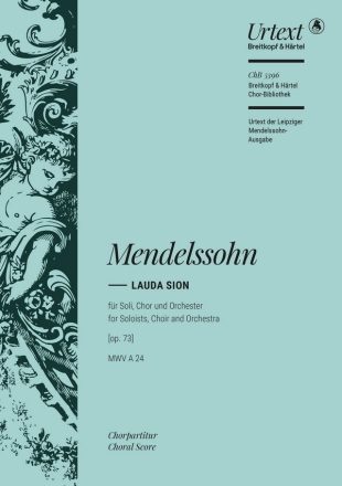 Lauda Sion [op. 73] MWV A 24 Chor a cappella Chorpartitur
