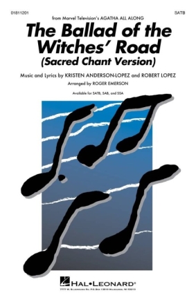 The Ballad Of The Witches' Road Gemischter Chor mit Begleitung Chorpartitur