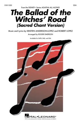 The Ballad Of The Witches' Road Frauenchor mit Begleitung Chorpartitur