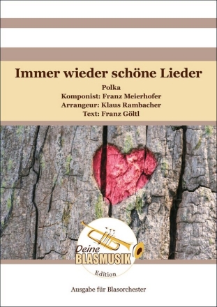 Immer wieder schne Lieder Blasorchester Direktion + Stimmen