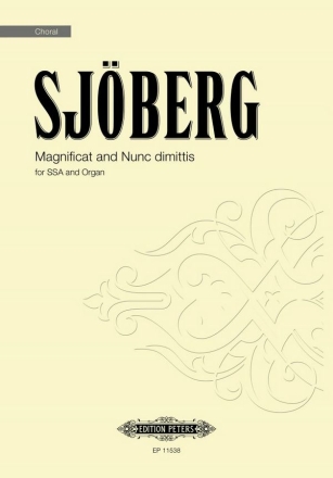 Magnificat and Nunc Dimittis for upper voices and organ choral score (en/la)