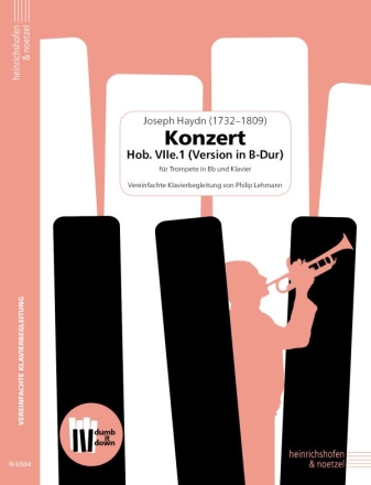 Konzert Hob.VII:1 (Version in B-Dur) (+QR-Codes) fr Trompete in Bb und Klavier