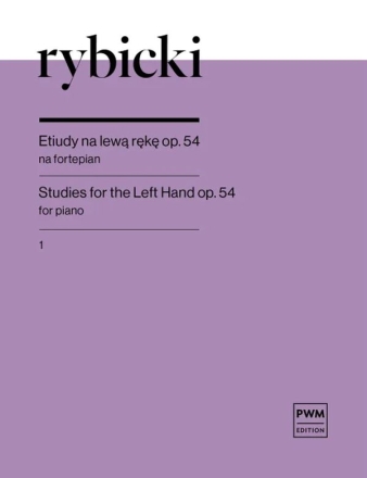 Studies for the Left Hand op.54 Vol.1 for piano