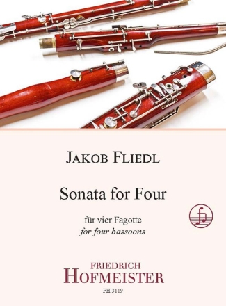 Sonata for Four f�r 4 Fagotte Partitur und Stimmen