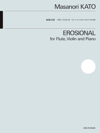 Erosional Flte, Violine und Klavier Partitur und Stimmen
