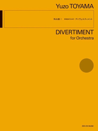 Divertiment Orchester Partitur