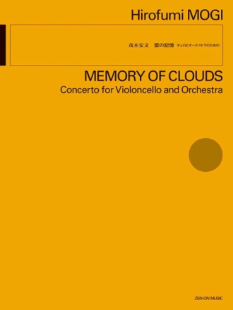 Memory of Clouds Violoncello und Orchester Partitur