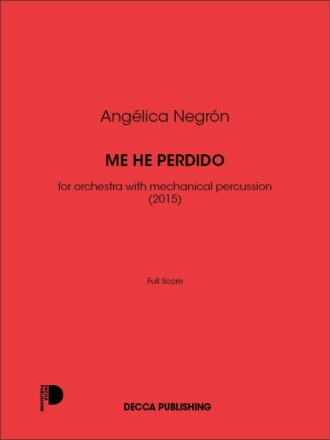 Me he perdido Orchester Buch