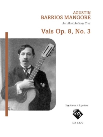 Vals Op. 8, No. 3 Gitarre Duett Buch und Einzelstimme(n)