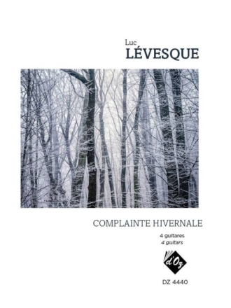 Complainte hivernale Gitarre Trio / Quartett Partitur und Stimmen