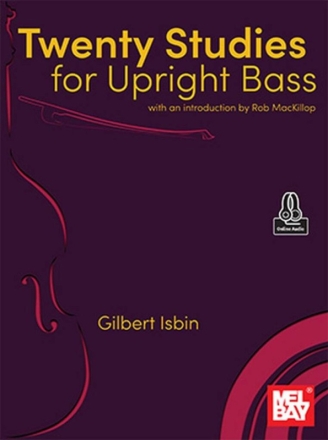 Twenty Studies for Upright Bass Kontrabass Buch und Online-Audio