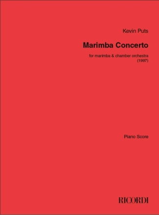 Marimba Concerto Orchester mit Solo Buch