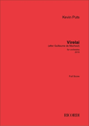 Virelai Orchester Partitur