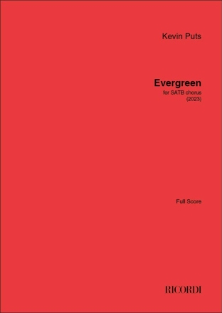 Evergreen Gemischter Chor mit Begleitung Partitur
