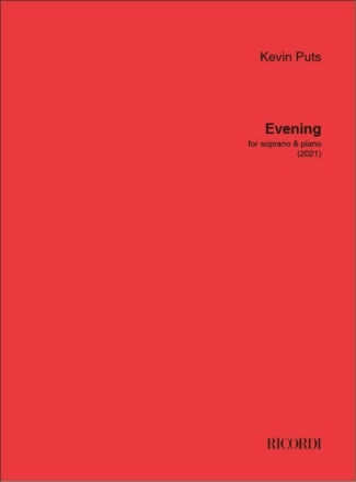 Evening Gesang mit Klavier Buch