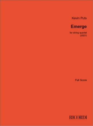 Emerge Streichquartett Partitur und Stimmen