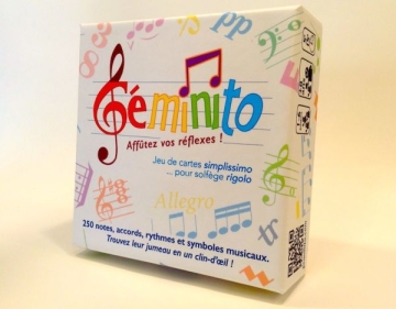 G�minito - Affutez vos r�flexes! (mehrsprachig)  Jeu des cartes simplissimo/Kartenspiel