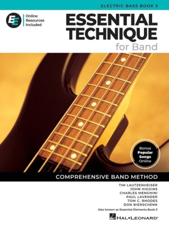 Essential Technique for Band (+Online-Resources) for electric bass Buch und Medien Online