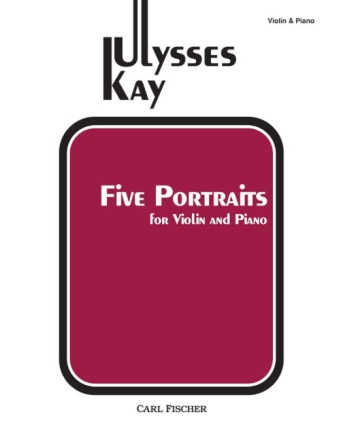 Five Portraits for violin and piano Partitur und Stimme