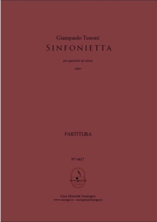 Sinfonietta Blechblser Ensemble Partitur und Stimmen