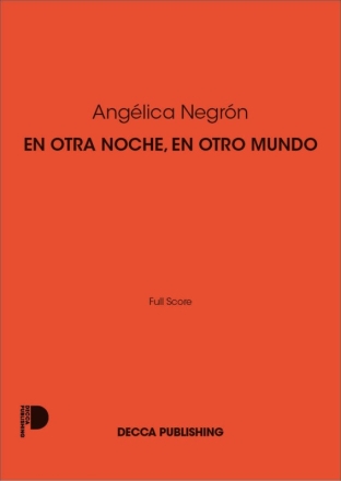 En otra noche, en otro mundo Kammerensemble Partitur