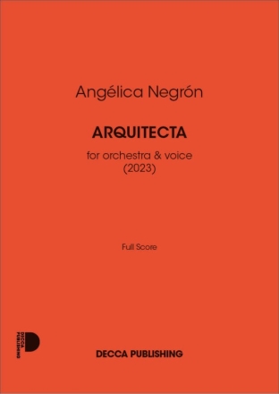 Arquitecta Orchester mit Gesang Partitur