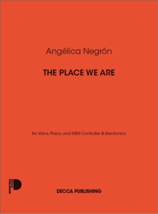 The Place We Are Gesang mit Klavier Buch