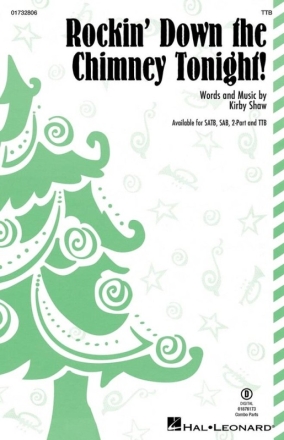 Rockin' Down the Chimney Tonight! Mnnerchor mit Begleitung Chorpartitur