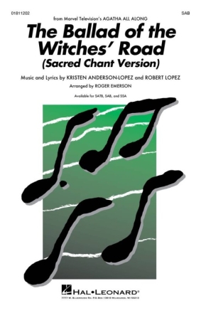 The Ballad Of The Witches' Road Gemischter Chor mit Begleitung Chorpartitur