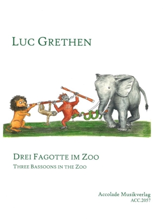 Drei Fagotte im Zoo fr 3 Fagotte Partitur und Stimmen