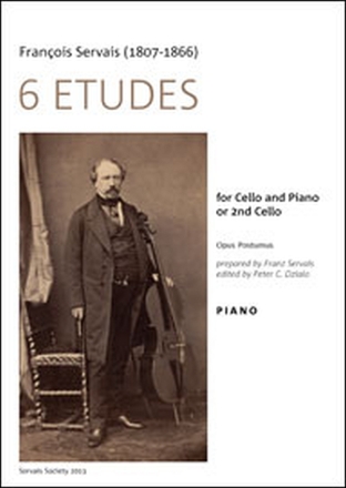 6 Etudes for cello and piano or 2nd cello