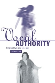 Vocal Authority Singing Style and Ideology Paperback