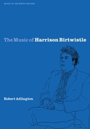 The Music of Harrison Birtwistle  Paperback