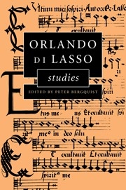 Orlando di Lasso Studies  Paperback