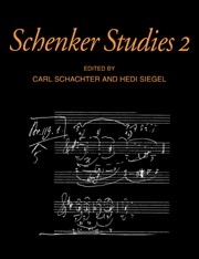 Schenker Studies 2  Paperback