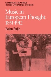 Music in European Thought 18511912  Paperback