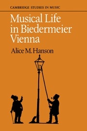 Musical Life in Biedermeier Vienna  Paperback