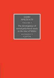 Cori Spezzati  Paperback