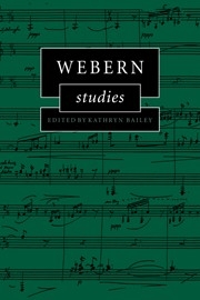 Webern Studies  Paperback