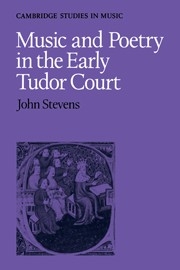 Music and Poetry in the Early Tudor Court  Paperback