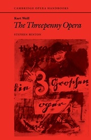 Kurt Weill: The Threepenny Opera  Paperback
