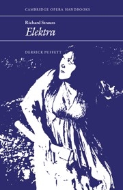 Richard Strauss Elektra Paperback