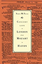 Concert Life in London from Mozart to Haydn  Hardback