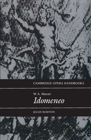 W. A. Mozart: Idomeneo  Paperback